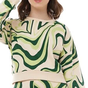 H&M‎ girls cropped sweatshirt . NWT.